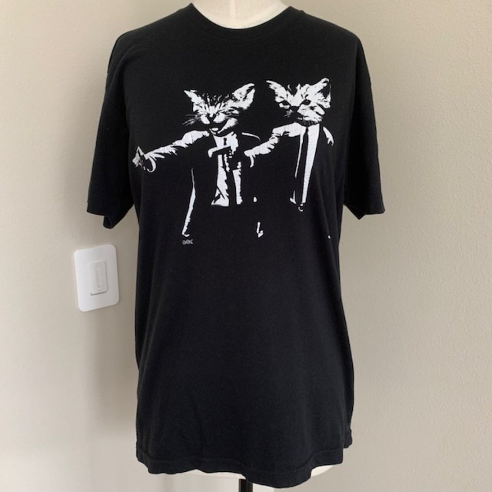 Pulp Fiction Cat Tshirt
